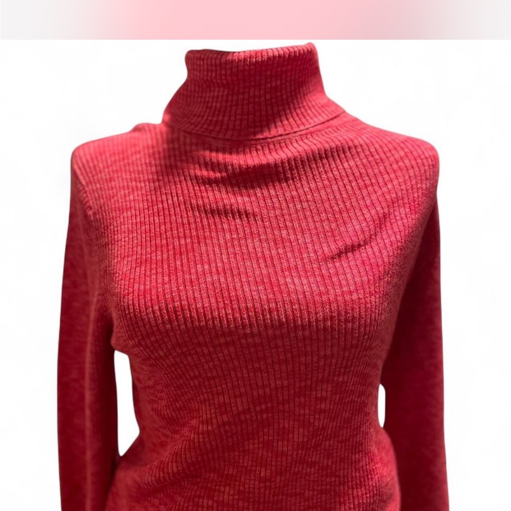 Copper Key Vibrant Red turtle Neck Sweater